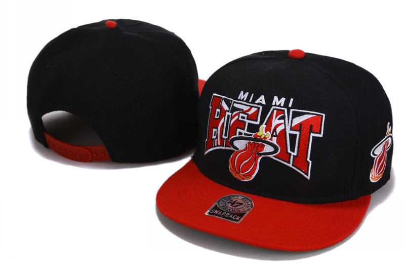 Miami Heat 47Brand Snapback Hat NU04